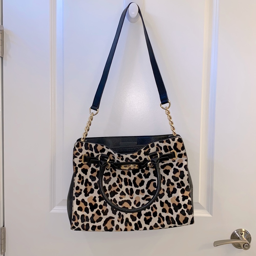 Leopard print Michael Kors purse